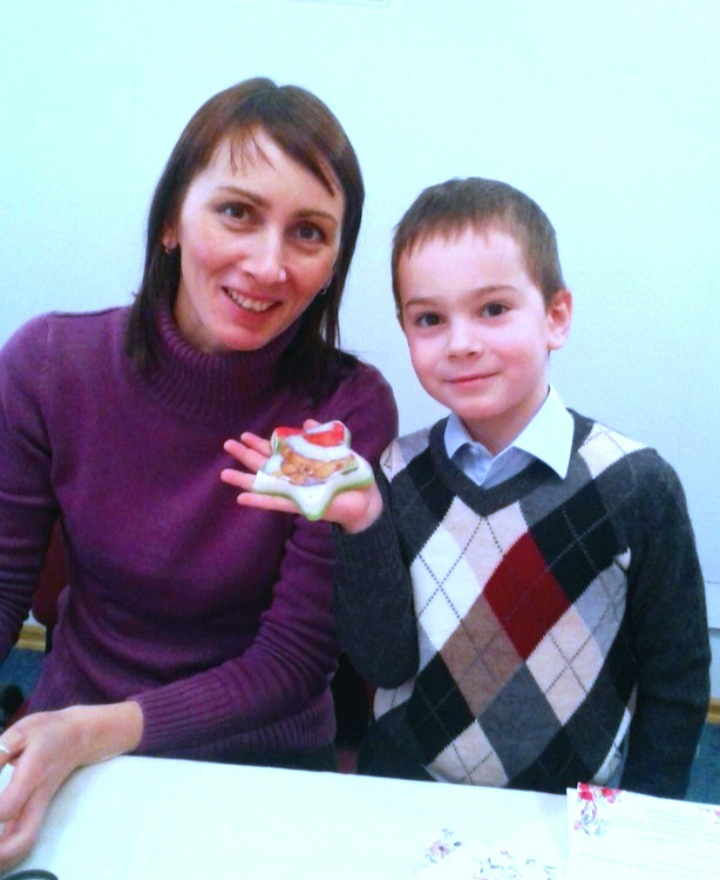 мама с сыном